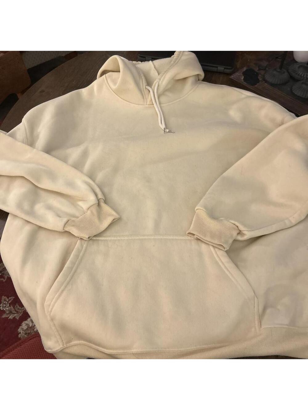 Amazon Essentials Women's Cream and Yellow Hoody